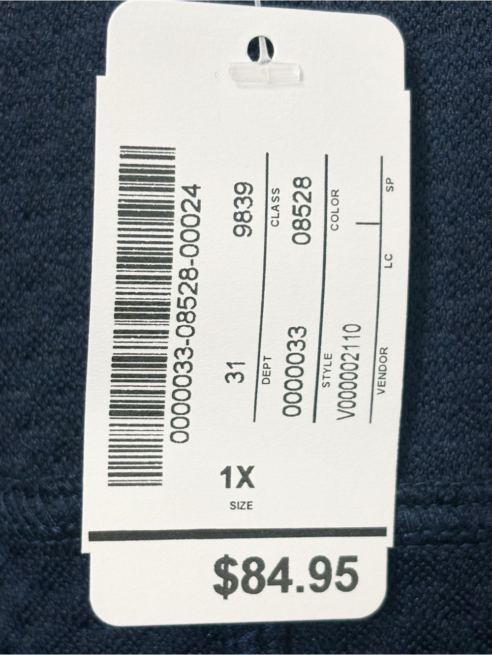 NWT CJ Banks Navy Blue Textured Knit Open Front Shacket Blazer 1X - Picture 5 of 16